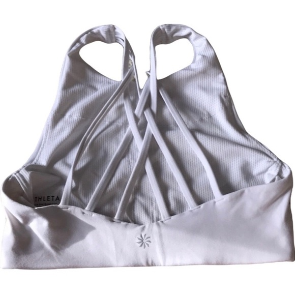 Athleta white XS halter with strappy back - Picture 3 of 3